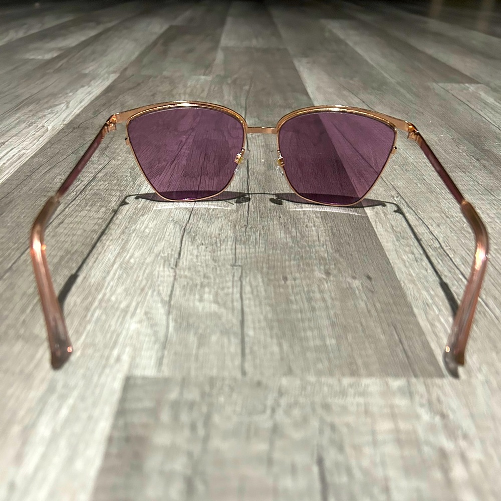 Rose gold sunglasses
